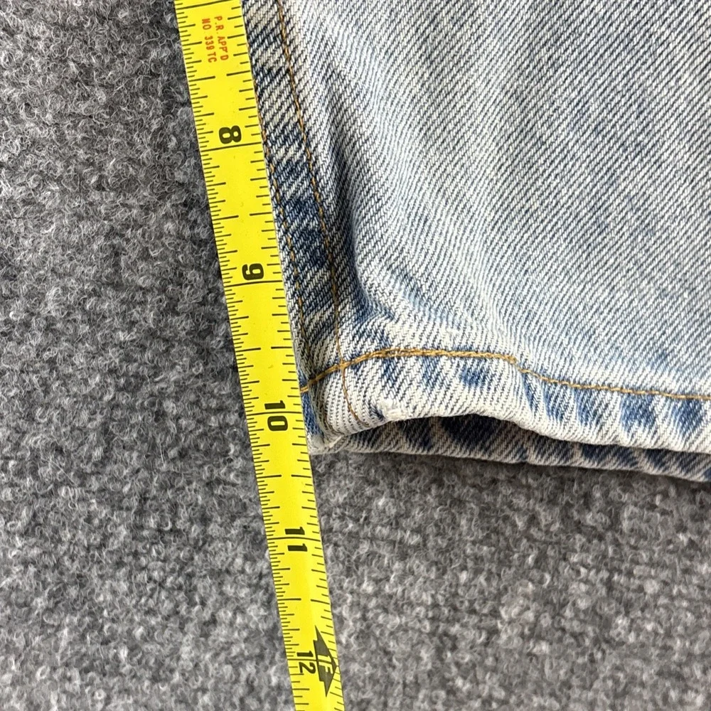 Vintage 90s Levi's 550 Orange Tab Shorts W34 Blank Tab Rare Light Wash Jorts